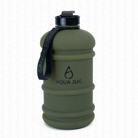 AQUA JUG Big Water Bottle, Dishwasher Safe BPA Free Drinking Water, Force Green 2.2L AJ-FORCE